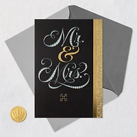 Mr. & Mrs. Linked Hearts Wedding Card for only USD 4.99 | Hallmark