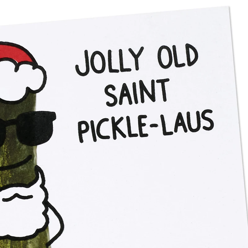 Jolly Old Saint Pickle-laus Funny Christmas Card for only USD 4.49 | Hallmark