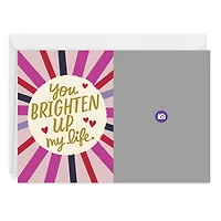 Personalized You Brighten Up My Life Love Photo Card for only USD 4.99 | Hallmark