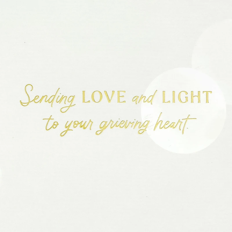 Sending Love and Light Sympathy Card for only USD 4.99 | Hallmark