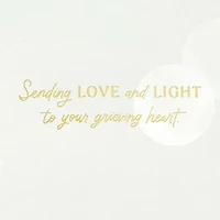 Sending Love and Light Sympathy Card for only USD 4.99 | Hallmark