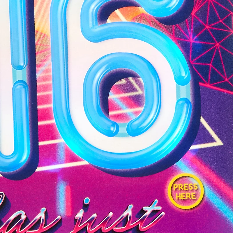 The Fun Has Begun Musical Light-Up 16th Birthday Card for only USD 9.59 | Hallmark