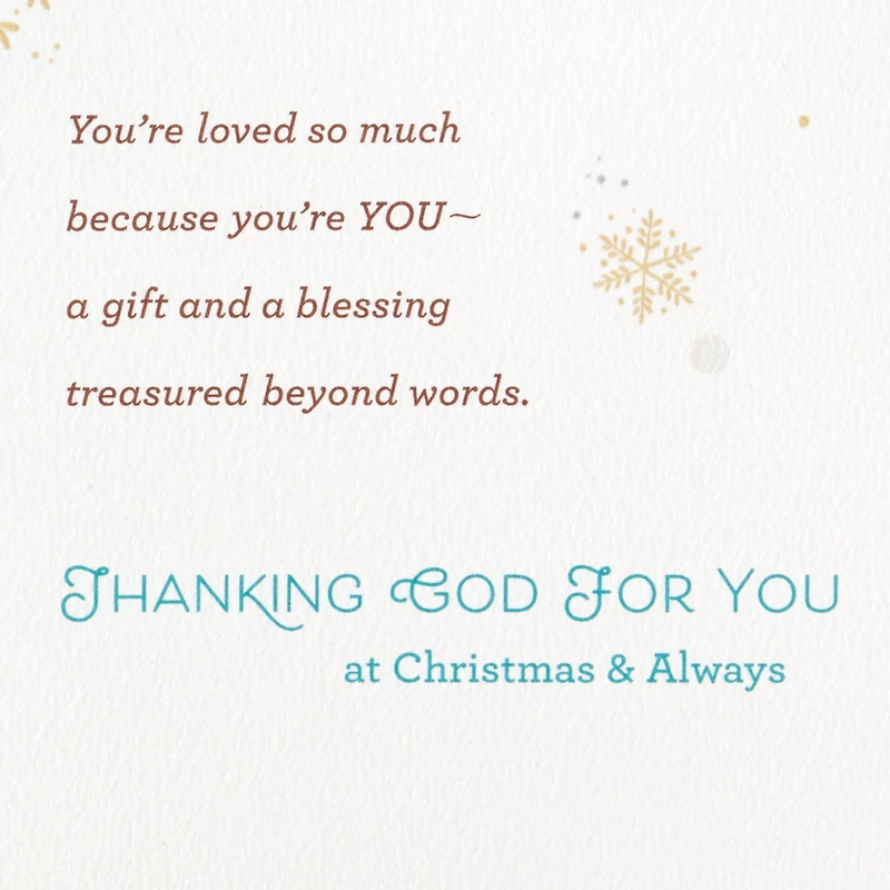 You're a Gift and a Blessing Religious Christmas Card for Daughter for only USD 5.99 | Hallmark