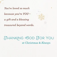 You're a Gift and a Blessing Religious Christmas Card for Daughter for only USD 5.99 | Hallmark