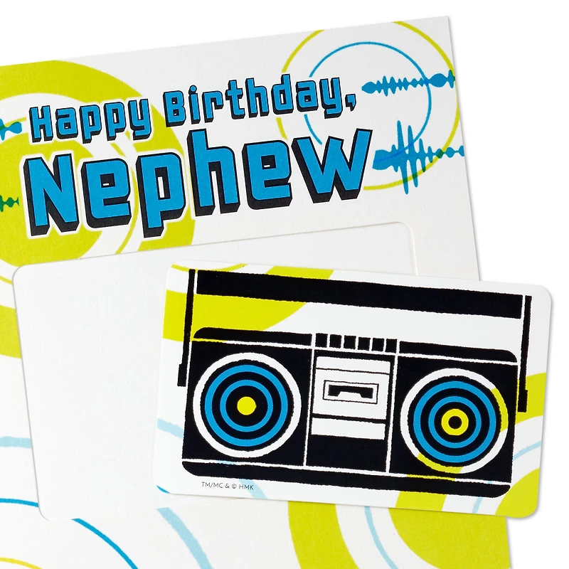 You Add a Happy Vibe Birthday Card for Nephew With Decal for only USD 8.59 | Hallmark