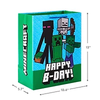 13" Minecraft Large Birthday Gift Bag for only USD 3.99 | Hallmark