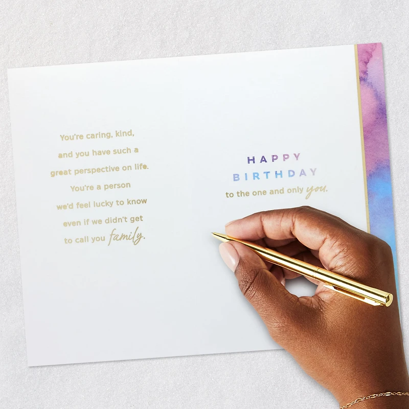We're Lucky to Call You Family Birthday Card for Daughter-in-Law for only USD 6.59 | Hallmark