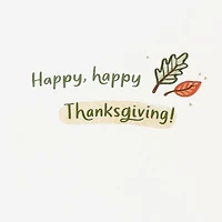 Turkey-Roasting, Cheer and Toasting Thanksgiving Card for only USD 4.99 | Hallmark