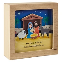 Manger Scene Musical Shadow Box With Light, 7x7 for only USD 32.99 | Hallmark