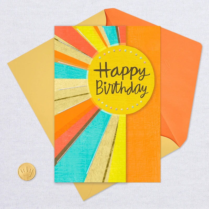 Sun Rays Birthday Card for only USD 3.59 | Hallmark