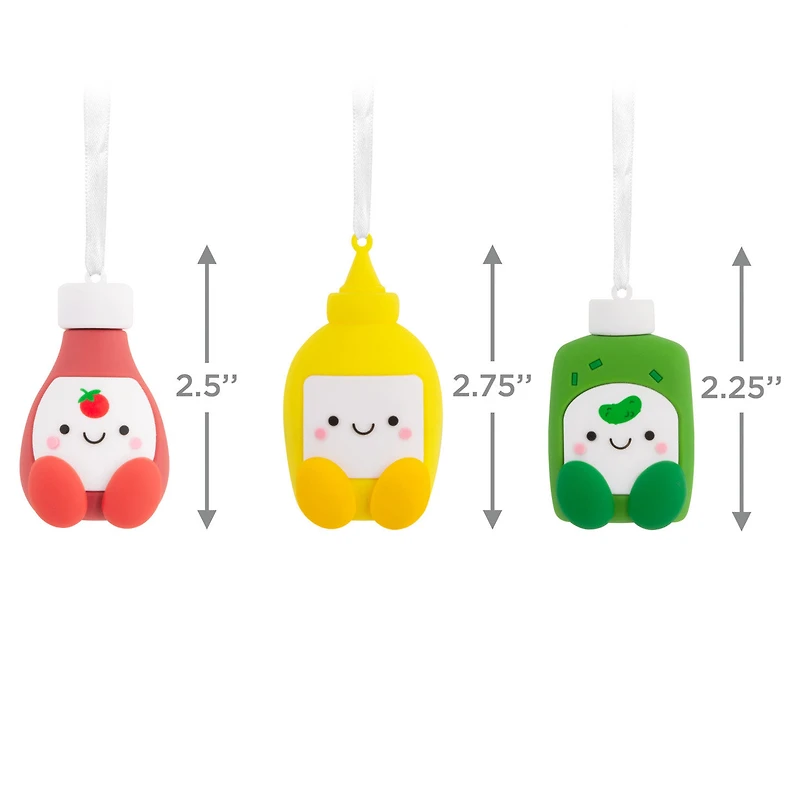 Better Together Ketchup, Mustard and Relish Magnetic Hallmark Ornaments, Set of 3 for only USD 17.49 | Hallmark