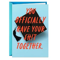 You Officially Have Your Shit Together Funny Graduation Card for only USD 3.99 | Hallmark