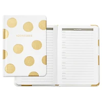 Gold Polka Dots Address Book for only USD 14.99 | Hallmark