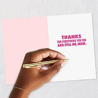 Appreciating Mom When She Stops Doing It Funny Mother's Day Card for only USD 3.99 | Hallmark