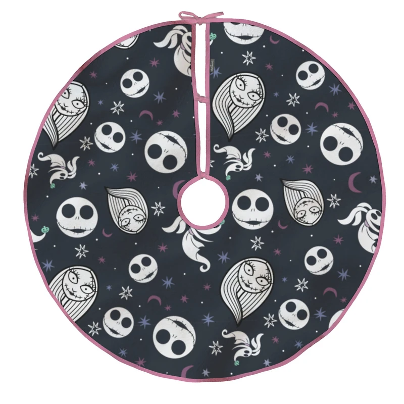 Disney Tim Burton's The Nightmare Before Christmas Fabric Hallmark Tree Skirt, 48" for only USD 22.99 | Hallmark