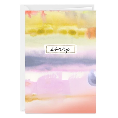 Sorry Gentle Watercolors Custom Card for only USD 4.99 | Hallmark