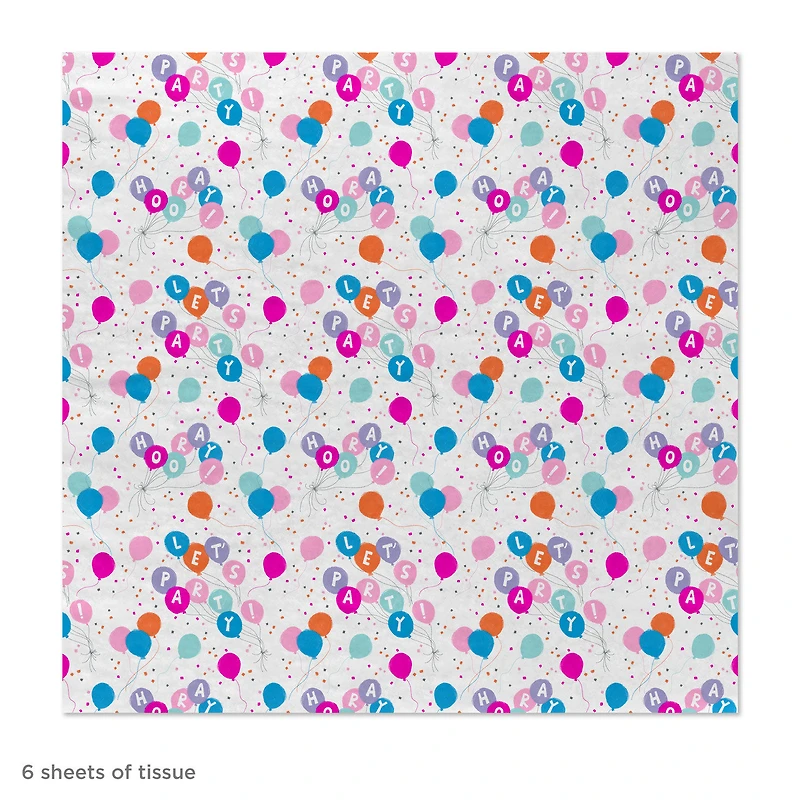 Party Balloons Tissue Paper, 6 Sheets for only USD 1.99 | Hallmark