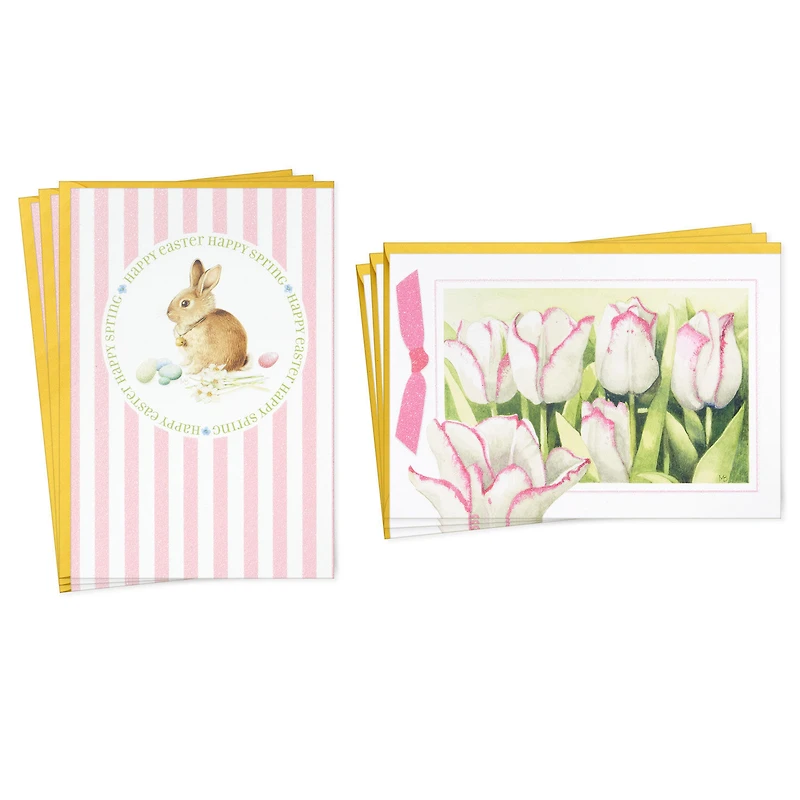 Spring Bunny and Flowers Easter Cards, Pack of 8 for only USD 7.99 | Hallmark
