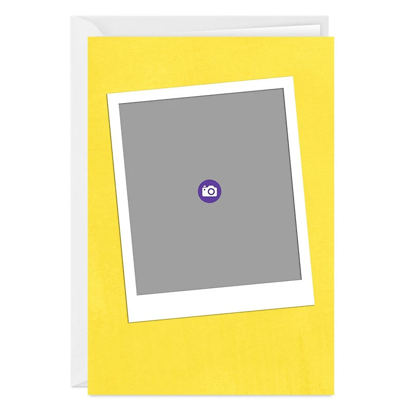 Personalized Photo on Yellow Photo Card for only USD 4.99 | Hallmark
