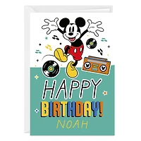 Disney Mickey Mouse Rockin' Custom Birthday Card for only USD 4.99 | Hallmark
