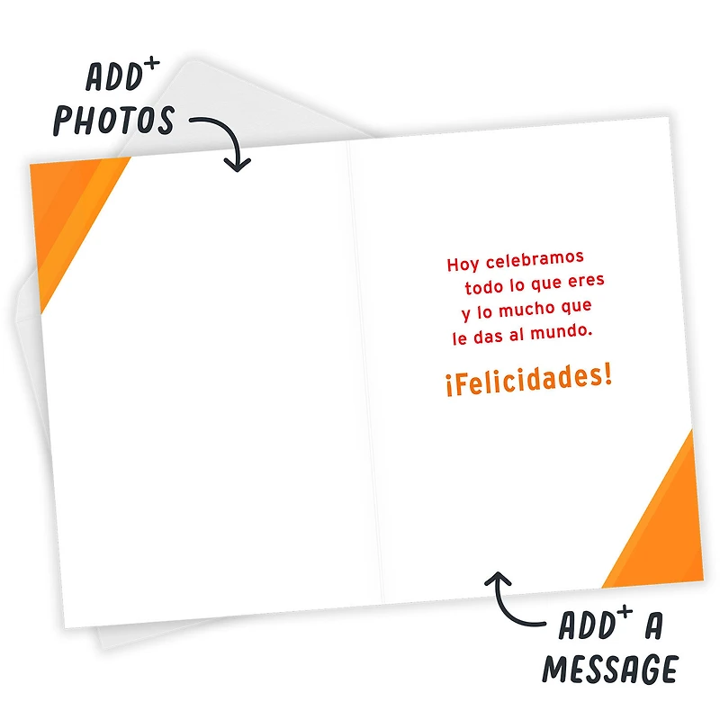 It's Your Day Spanish-Language Custom Celebration Card for only USD 4.99 | Hallmark