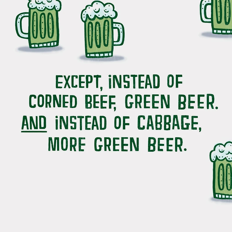 Bring on the Green Beer Funny St. Patrick's Day Card for only USD 3.69 | Hallmark