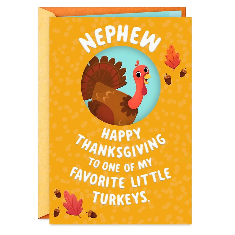 Gobble You Up Thanksgiving Card for Nephew for only USD 2.99 | Hallmark