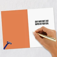 Gray Hairs Happen Everywhere Funny Birthday Card for Adult for only USD 3.99 | Hallmark