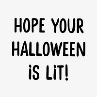 Lit Jack-o'-Lantern Funny Halloween Card for only USD 2.00 | Hallmark