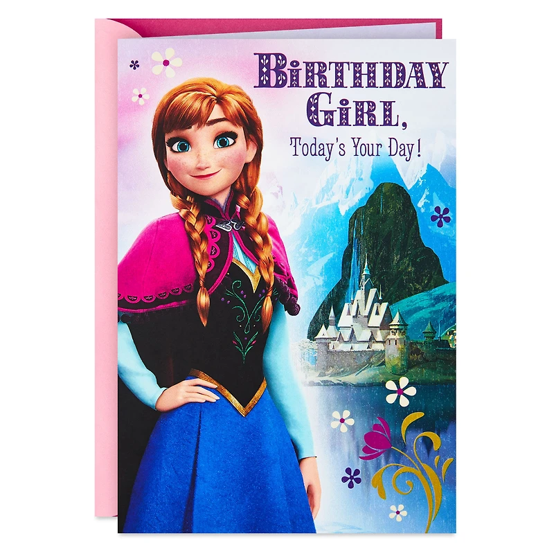 Disney Frozen Birthday Card for Her With Stickers for only USD 4.59 | Hallmark