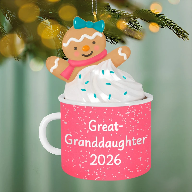 Great-Granddaughter Hot Cocoa Mug 2026 Ornament for only USD 18.99 | Hallmark