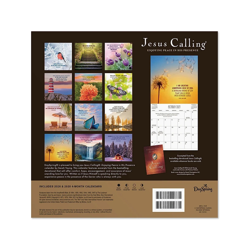 Sarah Young: Jesus Calling 2027 Inspirational 12-Month Mini Wall Calendar, 7x7 for only USD 8.99 | Hallmark