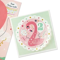 For a Fun and Fabulous Girl 2nd Birthday Card With Sticker for only USD 4.59 | Hallmark