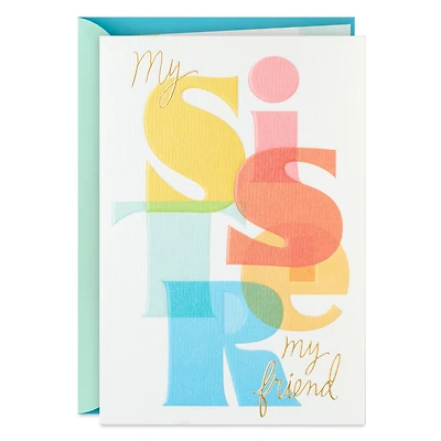 A Friend for Life Birthday Card for Sister for only USD 5.59 | Hallmark