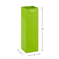 13" Lime Green Wine Gift Bag for only USD 3.49 | Hallmark