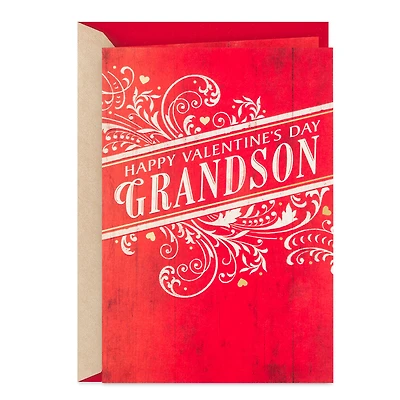 Loved and Admired Valentine's Day Card for Grandson for only USD 3.59 | Hallmark