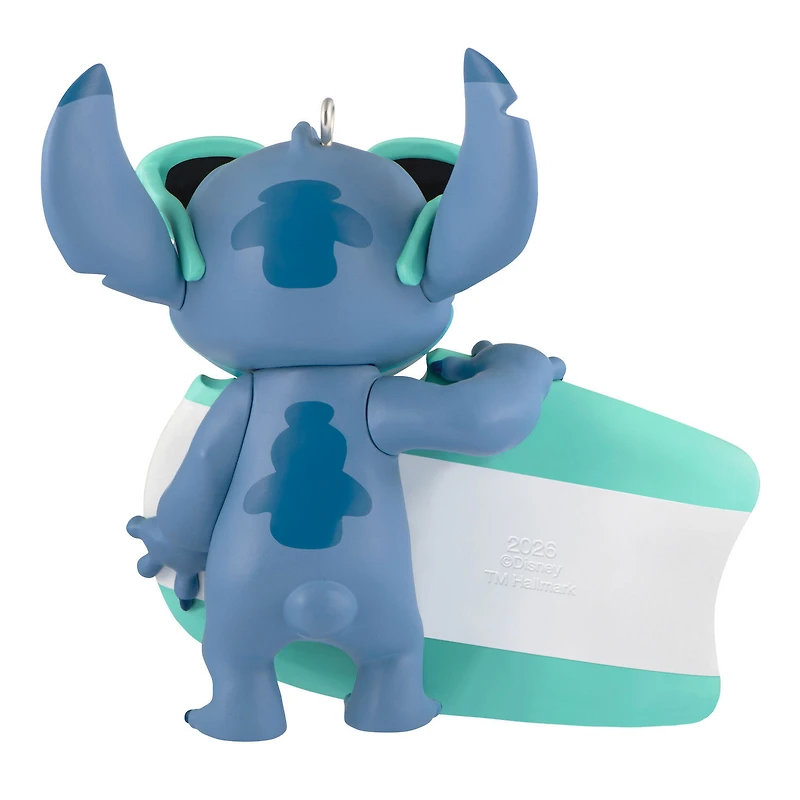 Disney Stitch With Surfboard Personalized Ornament, Custom Text for only USD 30.99 | Hallmark