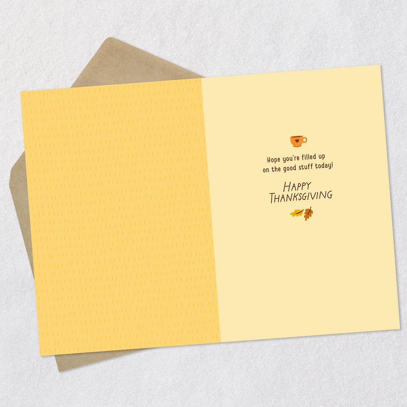 Gnome Filled Up With Good Stuff Thanksgiving Card for only USD 2.00 | Hallmark