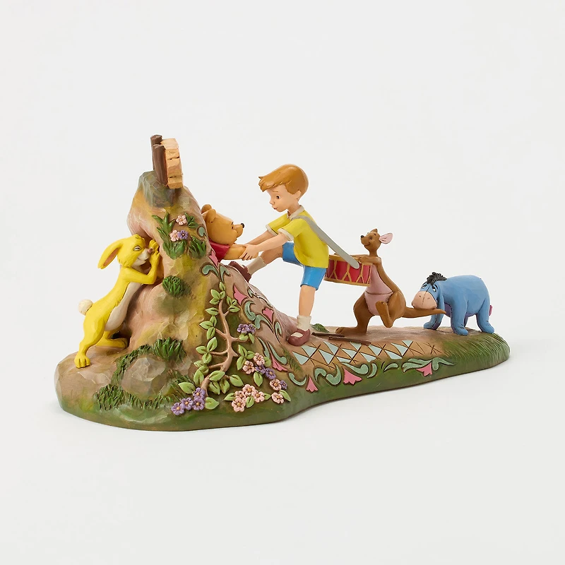 Jim Shore Disney Winnie the Pooh and Friends Figurine, 5.5" H for only USD 137.99 | Hallmark