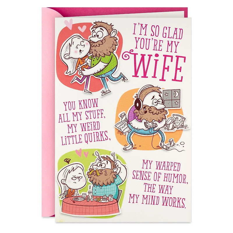 I’m Totally Crazy for You Birthday Card for Wife for only USD 6.59 | Hallmark