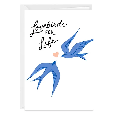 Lovebirds for Life Custom Wedding Card for only USD 4.99 | Hallmark