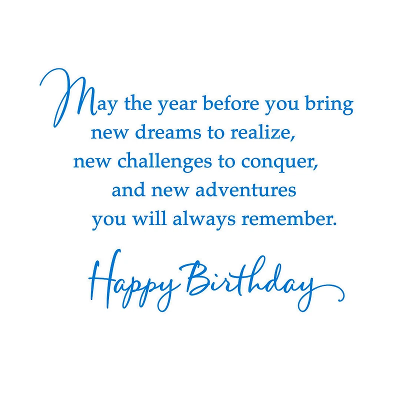 New Dreams and Adventures Ahead Birthday Card for only USD 2.50 | Hallmark
