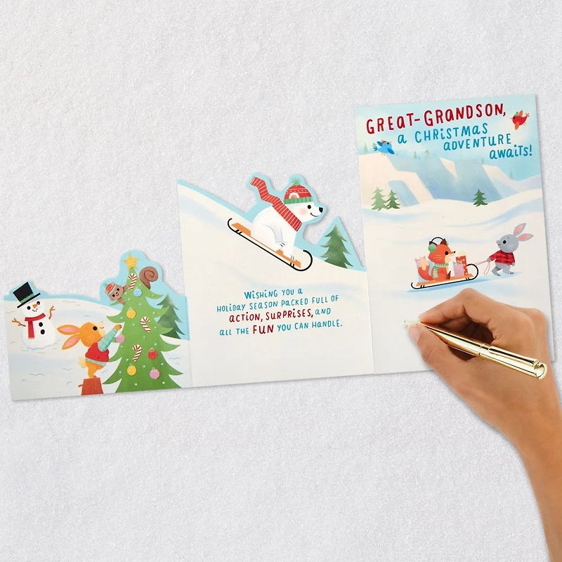 An Adventure Awaits Christmas Card for Great-Grandson for only USD 3.99 | Hallmark
