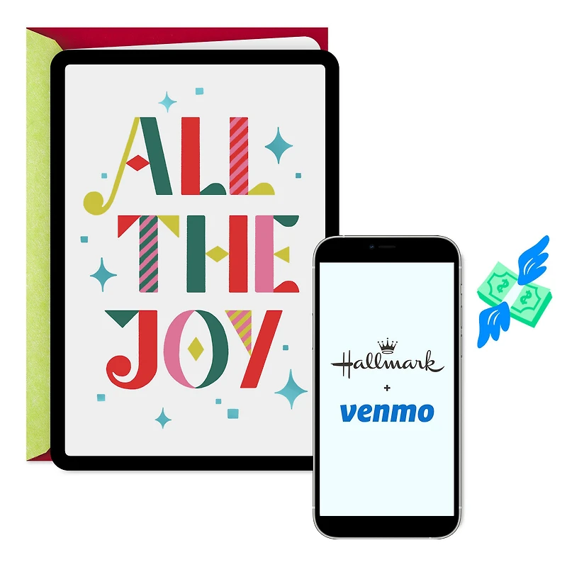 All the Joy Venmo Christmas Card for only USD 4.99 | Hallmark