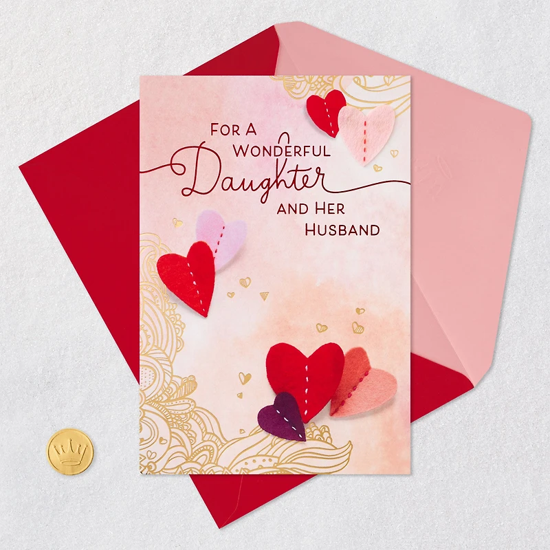 For a Wonderful Daughter and Her Husband Valentine's Day Card for only USD 5.59 | Hallmark