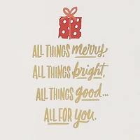 Merry and Bright Money Holder Christmas Card for only USD 4.99 | Hallmark