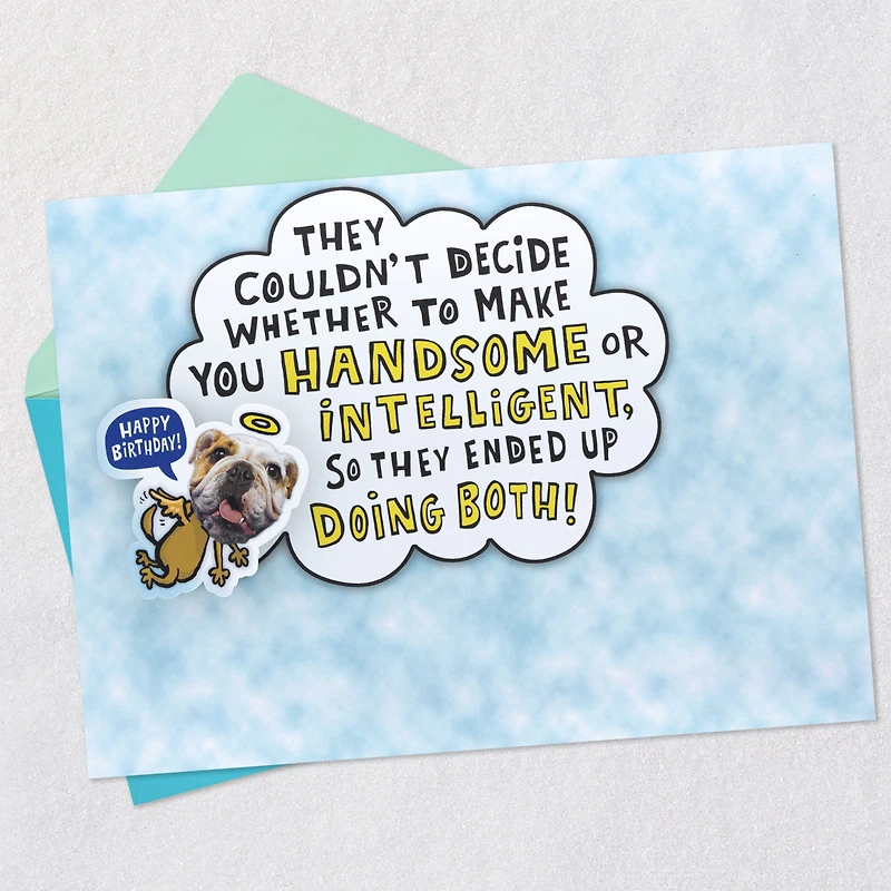 Handsome and Intelligent Funny Pop-Up Birthday Card for Grandson for only USD 5.59 | Hallmark