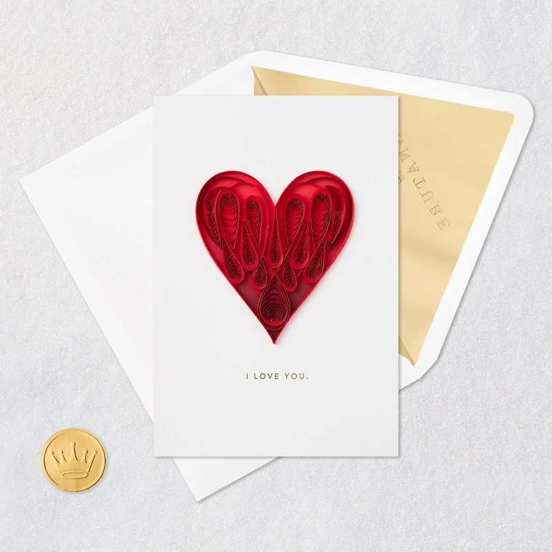 You Have My Heart Quilled Paper Handmade Love Card for only USD 13.59 | Hallmark
