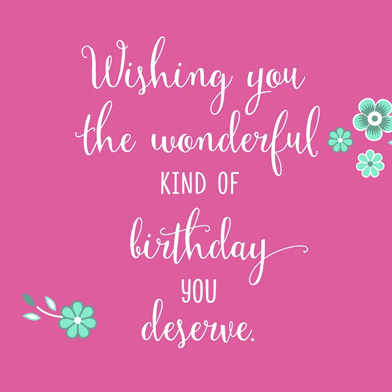 Wishing You the Birthday You Deserve Birthday Card for only USD 0.99 | Hallmark