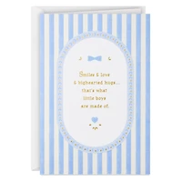 Smiles, Love and Big-Hearted Hugs New Baby Boy Card for only USD 4.99 | Hallmark